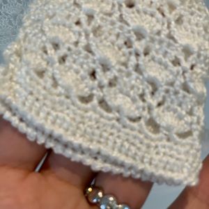 Crochet knitted long sleeve sweater